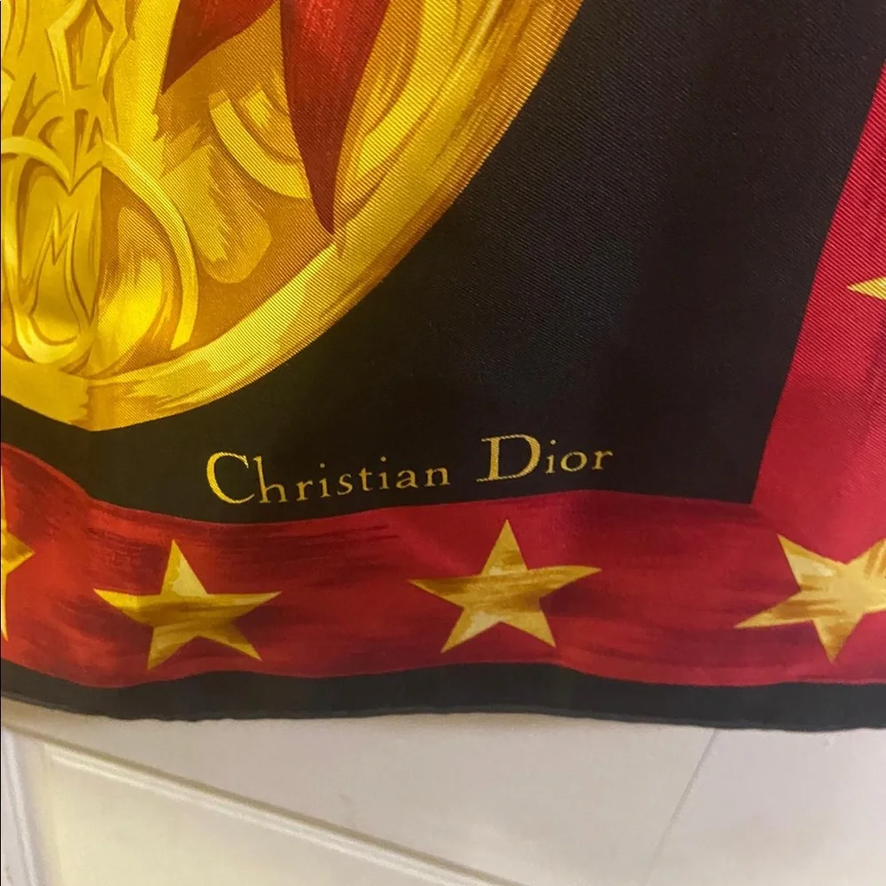 Stunning Christian Dior Vintage scarf silk